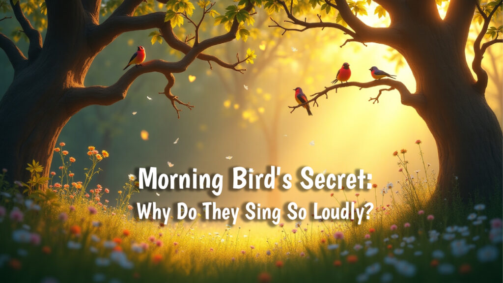 Morning Bird's Secret: Why Do They Sing So Loudly?