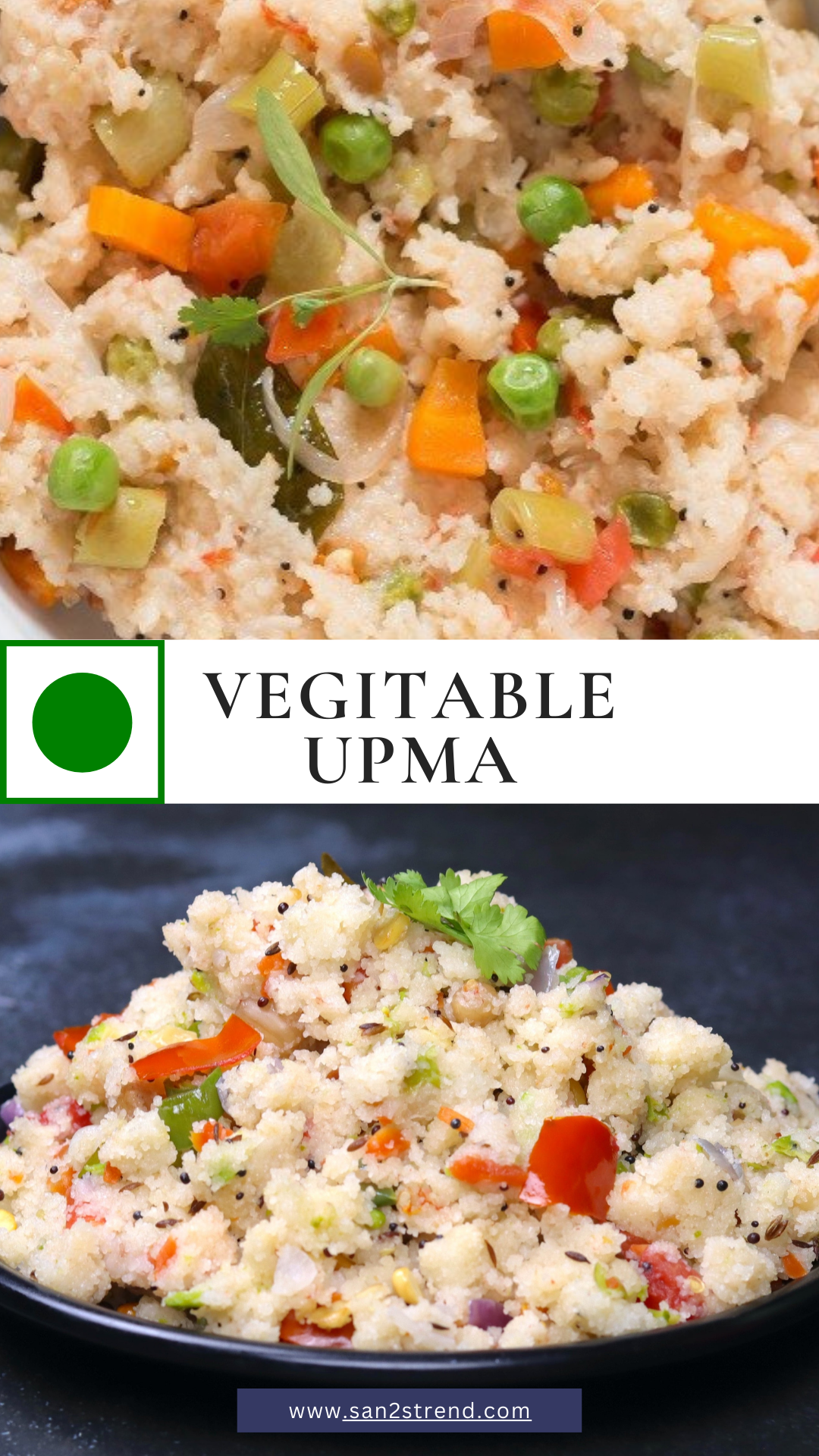 πΏ Vegetable Upma Recipe
